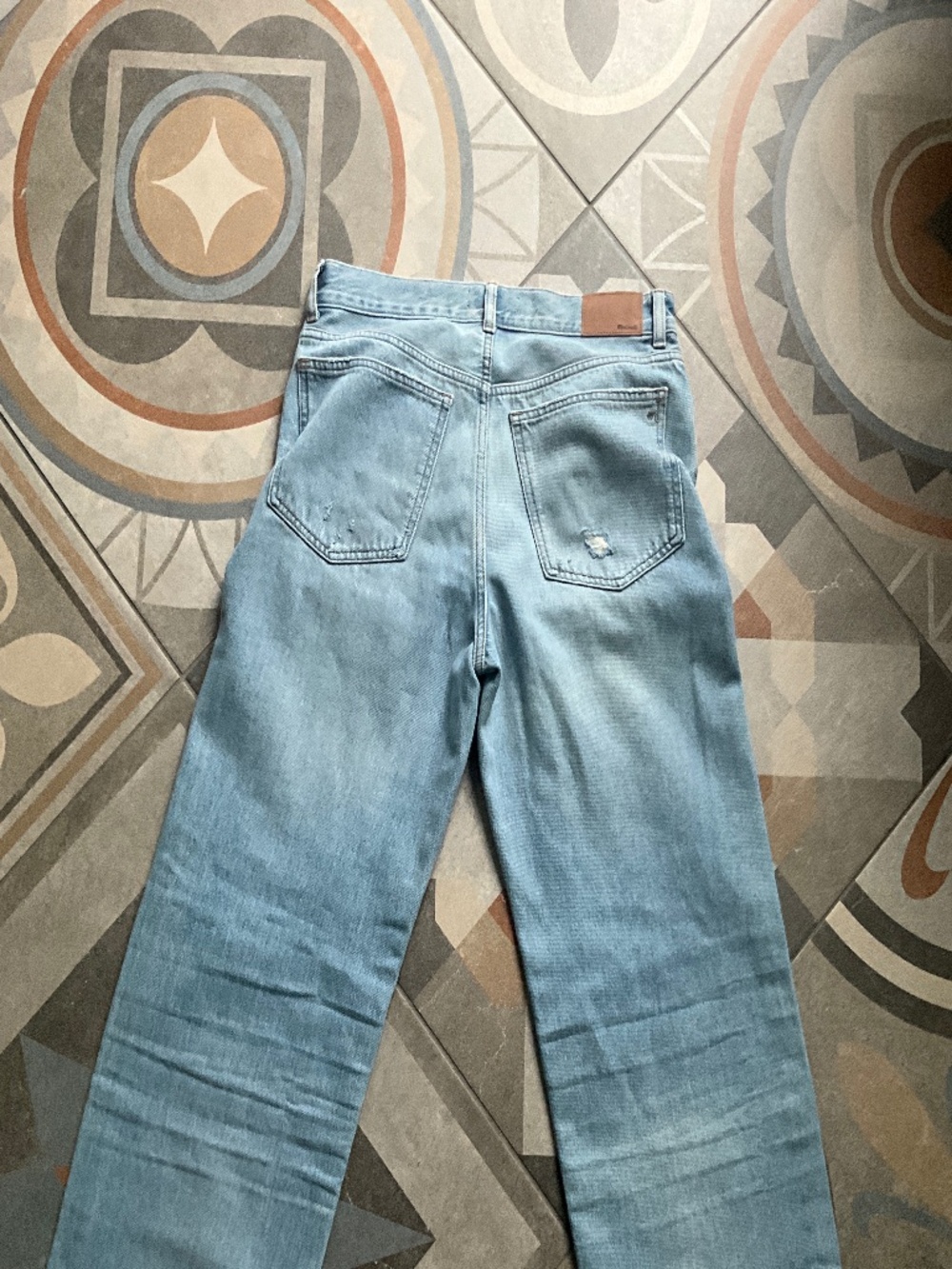 Madewell Low-Slung Baggy Jeans Hallstead Wash Size 26 - Picture 11 of 12